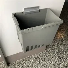 Quartet biospand med ophængsbeslag til bred montering - grå 11L