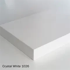 Bordplade - Crystal White 1026