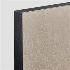 Hanstvig køkkenlåger og fronter efter dine mål - beton microlaminat med sort kant [Pris C]