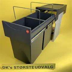 Hailo Dobbelt Affalds System Indbygning