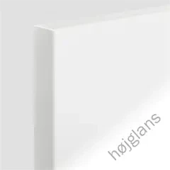 Rømø køkkenlåger og fronter efter dine mål - hvid højglans microlaminat [Pris C]