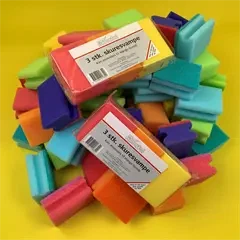 Skuresvampe -Med Greb- 3 stk i en pakke