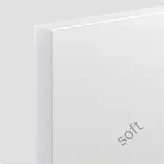 Slangerup køkkenlåger og fronter efter dine mål - soft hvid højtrykslaminat [Pris G]