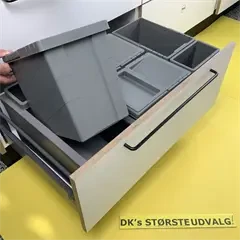SEKSTET affaldssystem til 80 cm skab 4x11L+2x3L 