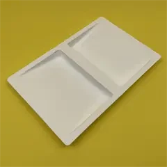 Hvidt låg til affaldssystem