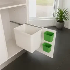 Affaldssystem -Udtræk-Byg-selv-3-pande-22,4L