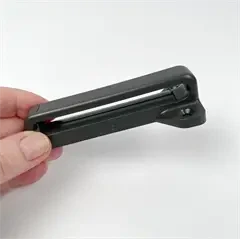 Glideskinne til Tandem højskabsudtræk - 2 stk. antracitgrå