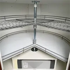 Kraftig gummimåtte til 3/4 karrusel i tråd - hvid