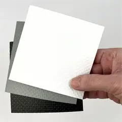 Kraftig gummimåtte til 3/4 karrusel, hvid, grå eller sort - vareprøve