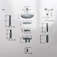 Mål på strainer til køkkenvasken