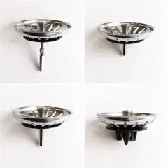 Strainer til køkkenvask – komplet sæt