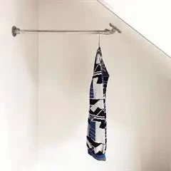 REDUCT SKRÅVÆG SMALL - Væg-til-skråvæg bøjlestang af vandrør - Lille: 30-99cm