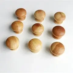 "Hygge" knopgreb fyrretræ (ca. 80 stk) 