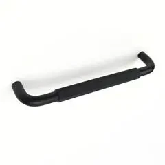 "Alpha" bøjlegreb riflet mat sort 160 mm