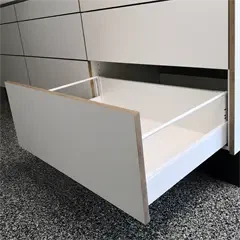 TANDEMBOX A-DESIGN hvid høj skuffe efter mål - trinløs bredde 25-120cm - dybde 27/35/40/45/50/55cm