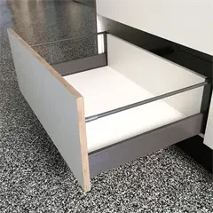 TANDEMBOX A-DESIGN antracit høj skuffe efter mål - trinløs bredde 25-120cm - dybde 27/35/40/45/50/55cm