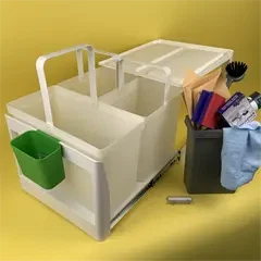 Affaldssortering Eico 3SK med 3 spande på 16+2x10 liter.