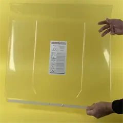 Drypbakke vaskemaskine, Transparent