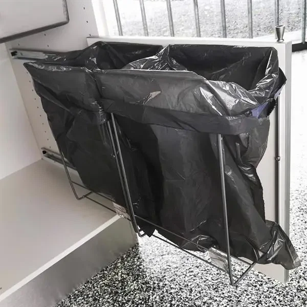 "Individuel" udtræk med 2 affaldsstativer