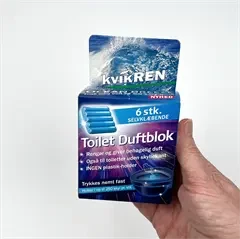 Toilet duftblok - 6 stk. selvklæbende