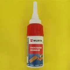 Tyktflydende sekundlim til universel brug