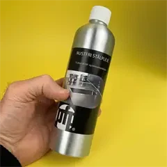 Plejemiddel til stål og laminat