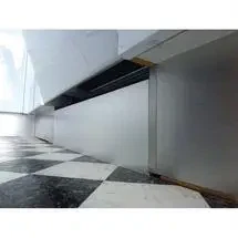 Sokkel forstykke i 11 mm stållaminat  L: max.700 mm  H: max. 300