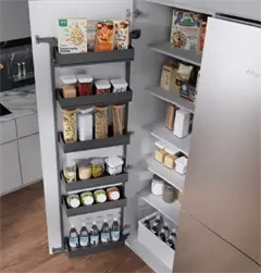 Kesseböhmer Tandem Side III Udtræk til 50 cm låge Antrazit Pure - inkl. 6 kurve