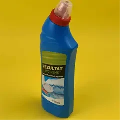 WC-rens 750 ml. Rezultat.