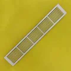 Ventilations Rist aluminium til indbygning  Længde 500 mm  Højde 86 mm