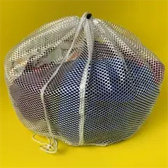 Vaskepose stor med træksnor