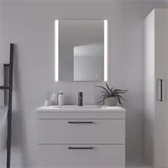 Loevschall VEGA SQUARE spejl med LED lys 70 x 60/80/100cm