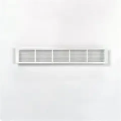 Ventilationsrist Udluftningsrist til indbygning 500x86 mm Hvid