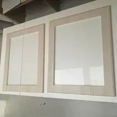 Vitrinelåger ask 2 stk. 