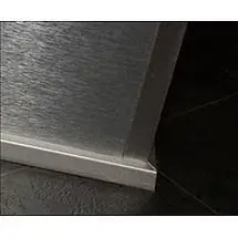 Sandliste i plast alu look 10 x 16 x 3100mm