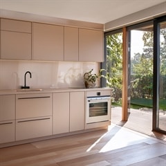 Snaptun køkkenlåger og fronter efter dine mål - soft lys beige højtrykslaminat [Pris G]