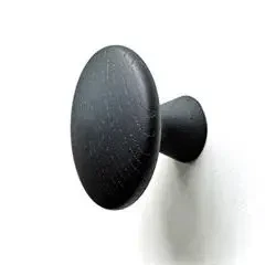 "Dot" knopgreb / knage sort træ 