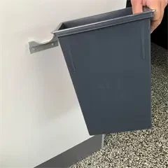 HAILO 7L affaldsspand + ophængsbeslag til smal montering