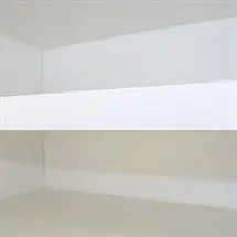 Hylde med hvid forkant op til 250mm