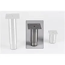 Stål sokkelben Ø58 x 240mm