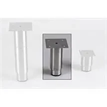 Stål sokkelben Ø58 x 240mm