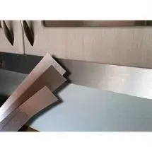 Stållaminat til lysliste, 4100mm x 30-70mm