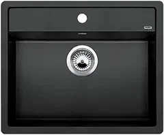Underlimet vask - RV13 - Blanco Dalago 6 - sort/antracit