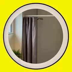 Loevschall LIBRA ROUND spejl med LED lys ø60/80/100cm