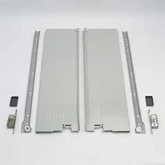 Blum Metabox skinnesæt - til høj skuffe med valgfri bredde og dybde 50cm