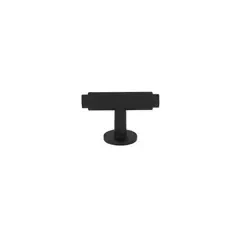 Møbelknop T-bar - sort