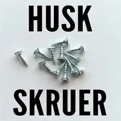 Fittingspose til  toplågehængsler uden justering