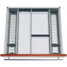 Orga-Line bestikindsats til køkkenredskaber til 60 cm skuffe i rustfri stål