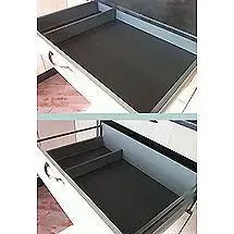 Ruminddeler i metal til køkkenskuffer 