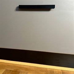 Sokkellaminat 1mm sort - vareprøve